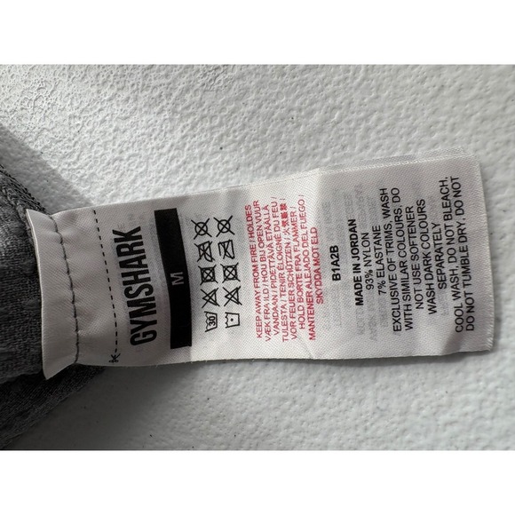 Gymshark Vital Seamless Leggings High Waisted Workout Gym Activewear Gray M - Picture 4 of 5